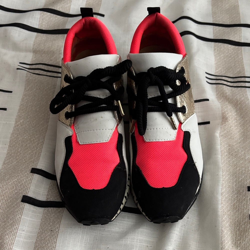 Steve Madden Sneakers - Pink, White, Black, and Gold